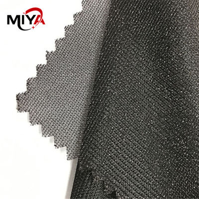 Polyester de interlignage fusible blanc 30gsm/noir pour l'habillement et les vêtements