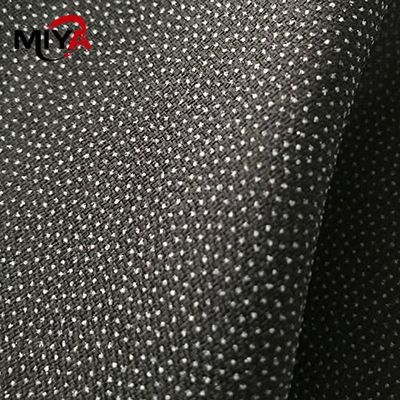 Collier 100% de chemise armure toile de polyester 75D de interlignage de fusion 100D