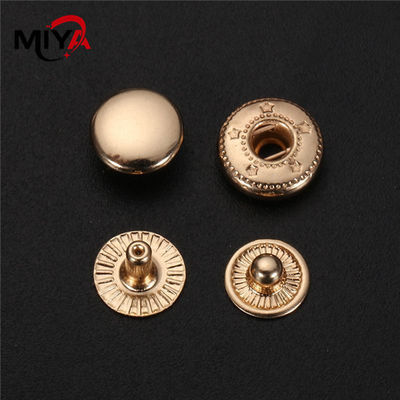 Boutons-pression d'OEM Ring Clothing Accessories Plating Metal